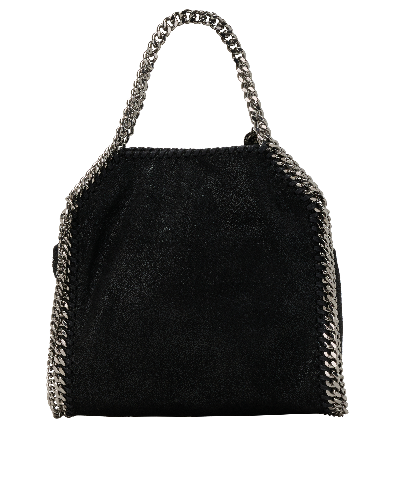Mini Falabella, &pound;420, Handbags, Black, Faux Leather, Back view